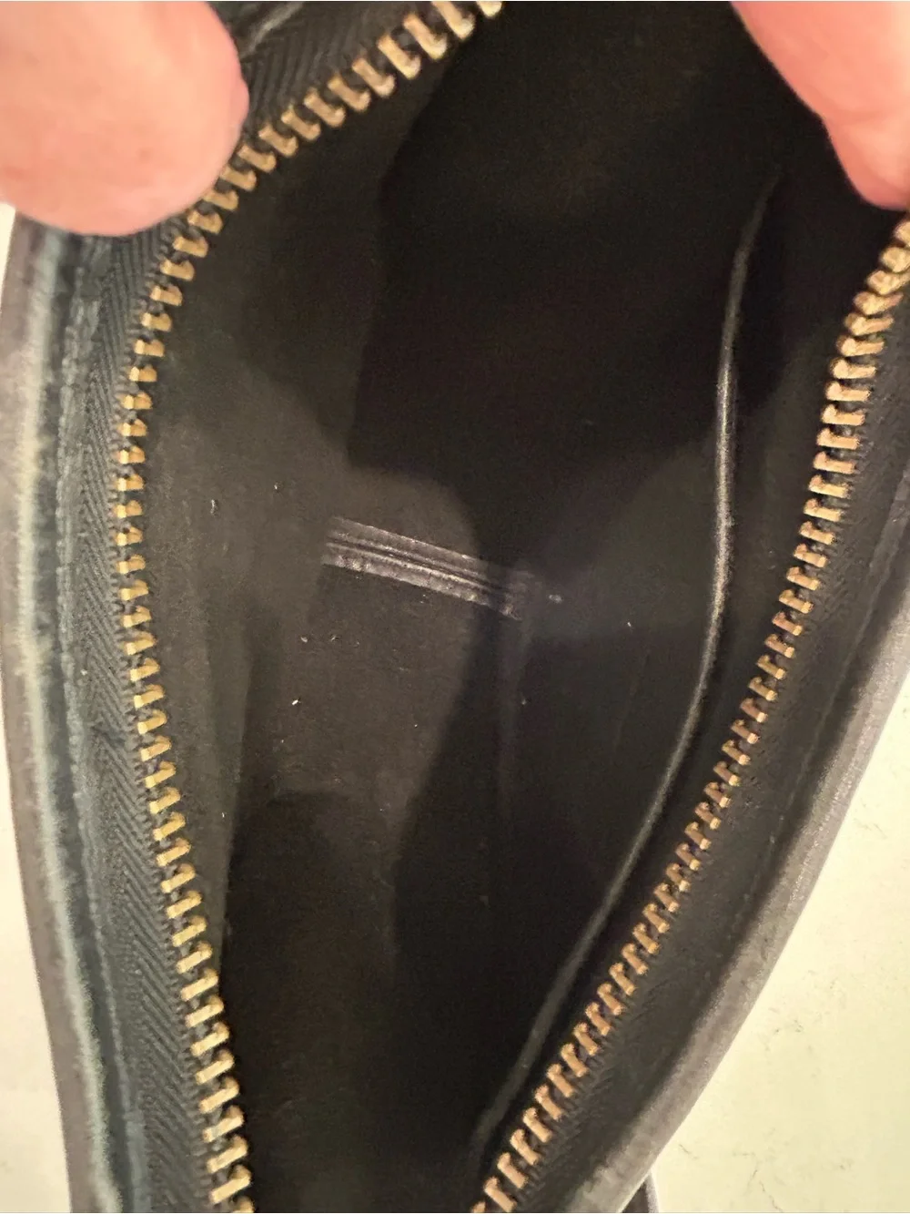 Vintage Coach Black Leather Janice Shoulder Bag with Gold Hardware #9950